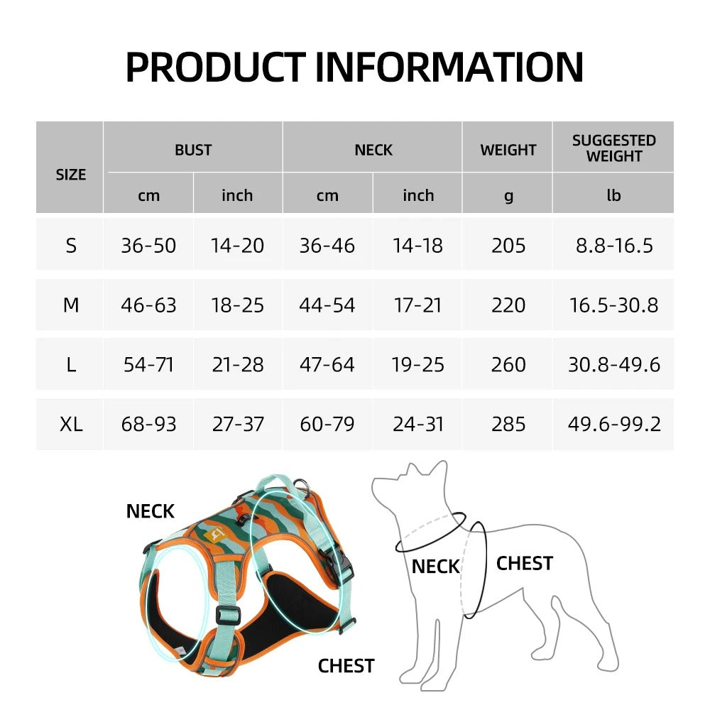 No-Pull Reflective Dog Harness – Comfort & Secure Fit