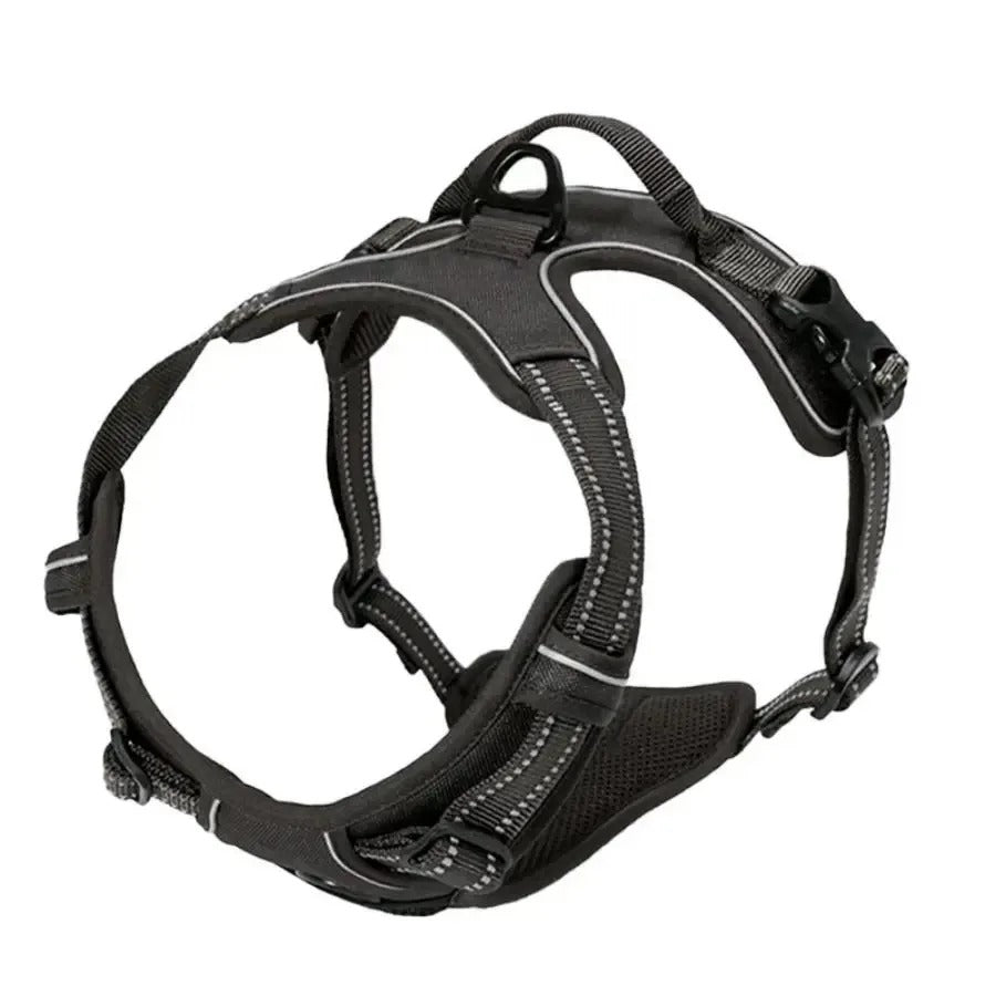 Heavy-Duty No-Pull Dog Harness – Reflective, Adjustable & Secure