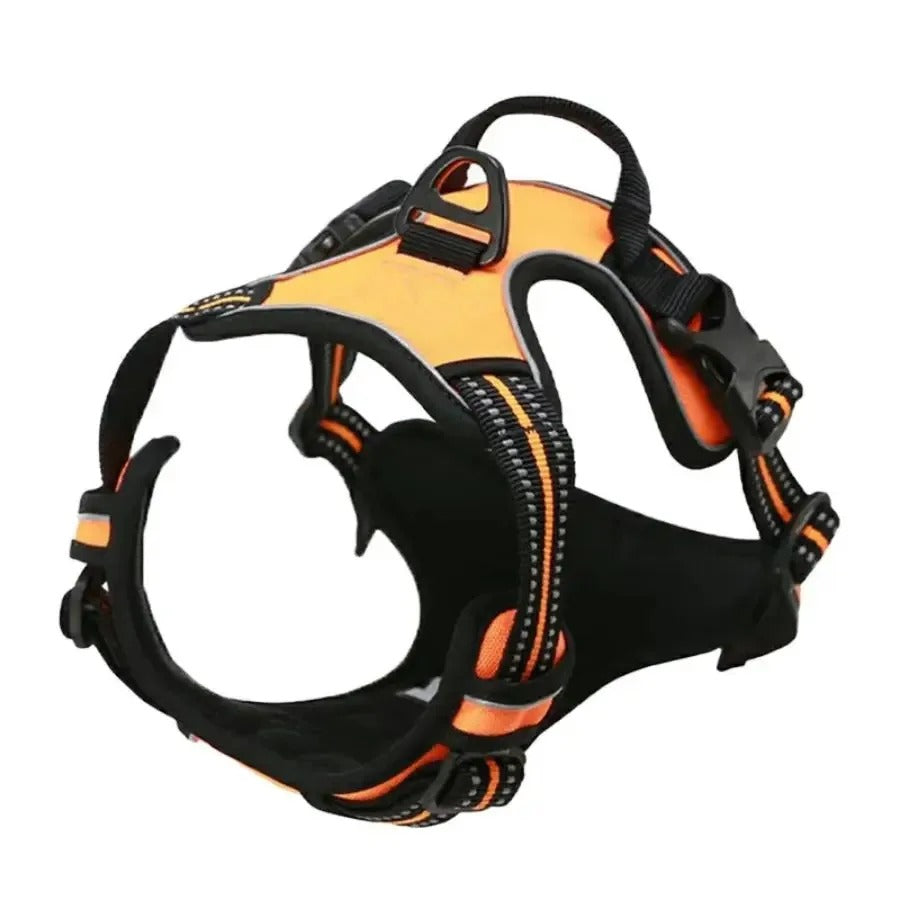 Heavy-Duty No-Pull Dog Harness – Reflective, Adjustable & Secure